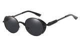 TrendyMate Steampunk Oval Metal Sunglasses