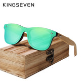 KINGSEVEN  Polarized Bamboo Sunglasses